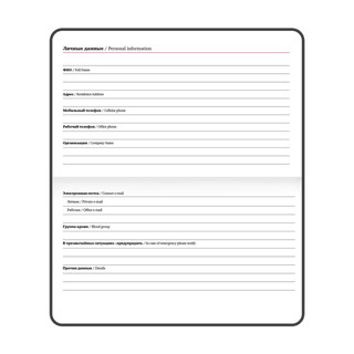 Еженедельник-планер на 2024г А6 'Rainbow' под кожу, сиреневый 7