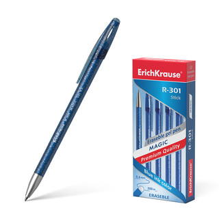 Ручка гелевая сo стираемыми чернилами R-301 Magic Gel, 0.5 мм, синяя