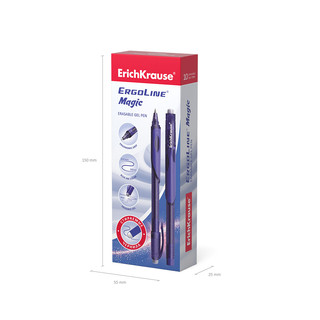 Ручка гелевая сo стираемыми чернилами ErichKrause ErgoLine Magic, цвет  чернил синий 5