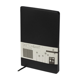 Sketchbook BrunoViscontiR черный 140х210 мм, 100 л., 100 г/кв...
