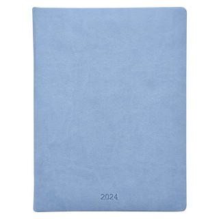 Ежедневник на 2024г 'Vienna' А4-, 88 листов, твердая обложка, синий