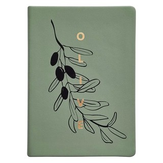 Ежедневник на 2024г 'Olive' А5, 176 листов, мягкая обложка, олива