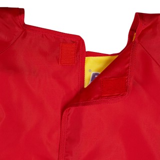 Фартук-накидка с рукавами + клеенка, ПВХ, 40x69 см, красный 5