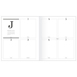 Планнер на 2024г 'Sence' А5, 56 листов (камень) 3