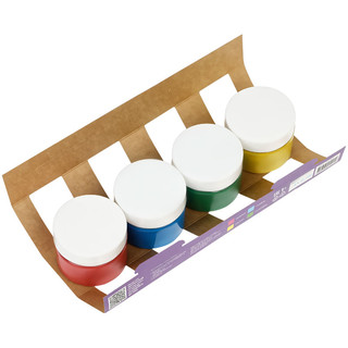 Краски пальчиковые 'Малыш' 1+, 4 цвета по 100 мл 3