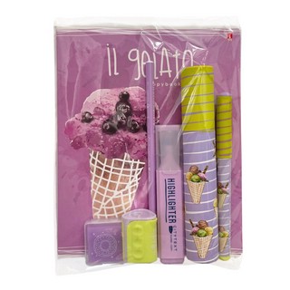 Подарочный набор Мороженое фиолетовое 2