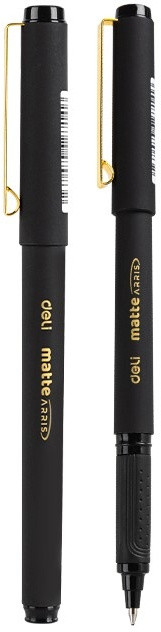 Ручка гелевая Deli Arris Matte EG84-BK