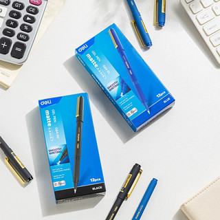 Ручка гелевая Deli Arris Matte EG84-BL 4