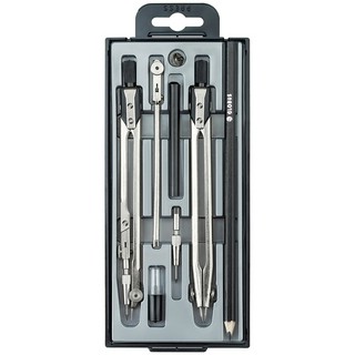 Готовальня ГНЧ8-70-60, 8 предметов, циркуль 125мм, пластиковы...