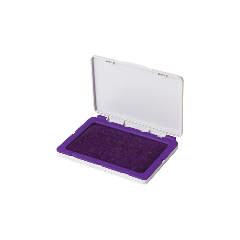 Штемпельная подушка фиолетовая 11х7 см