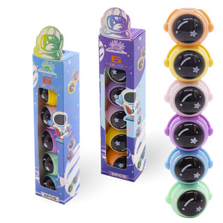 Набор текстовыделителей, 6 цветов Alingar, 'Космос', фигурный...