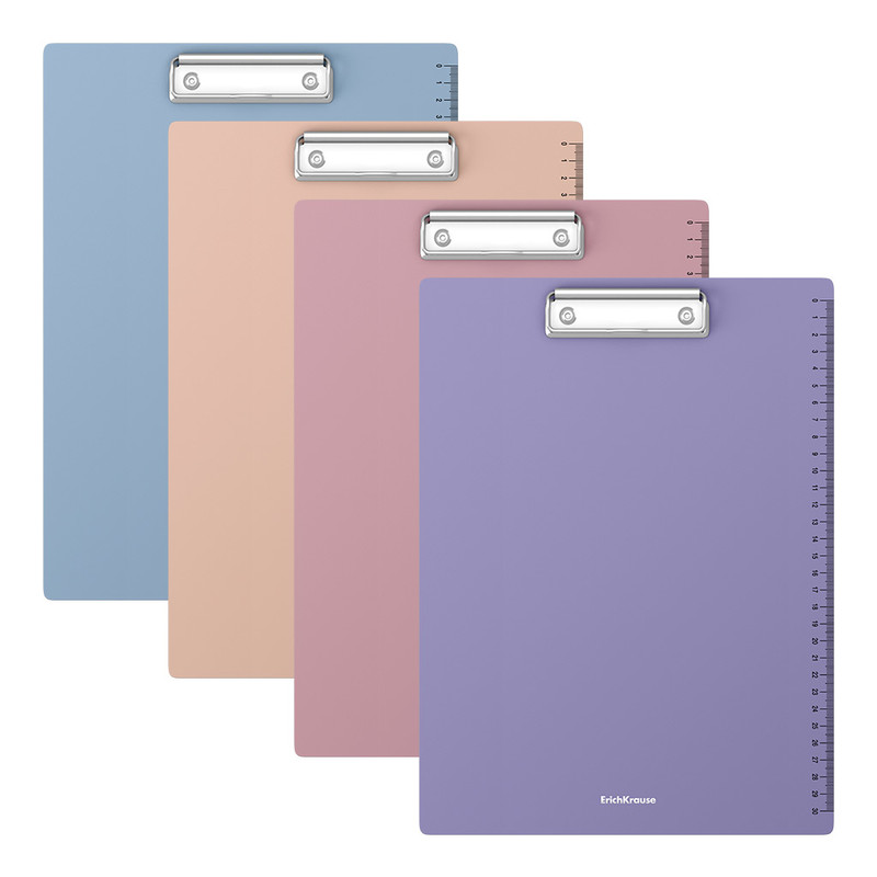 Планшет А4, пластик, 'Matt Manga', шкала 30 см, ассорти. Цена за 1 шт.