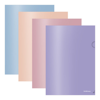 Папка-уголок А4, пластик, 'Manga' непрозрачный, ассорти. Цена...