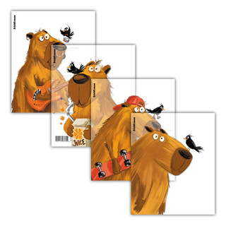 Обложа для тетрадей и дневников ErichKrause Капибара, 212 х 3...