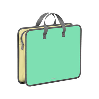 Папка пластиковая для творчества, А4+ 'Matt Pastel Bloom' зеленый