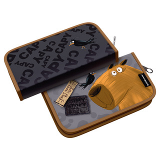 Пенал-книжка без наполнения 'Happy Capy' Капибара 11x20x2.5 см 