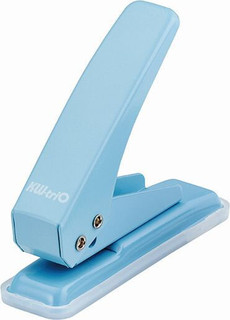 Дырокол Kw-Trio на 20 листов, 1 отверстие, металлический, гол...