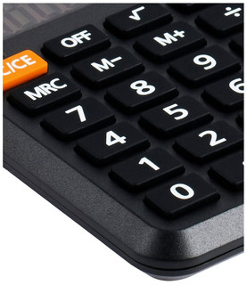 Калькулятор-мини для ЕГЭ,ОГЭ карманный непрограммируемый для школы Eleven LC-210NR, для физики / 8 разрядов / черный 6