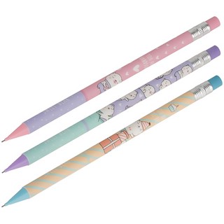 Карандаш механический MESHU 'Sweet bear' с ластиком 0.7 мм ас...