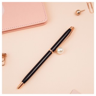 Ручка шариковая автоматическая MESHU 'Black jewel' синяя, 1.0 мм 6