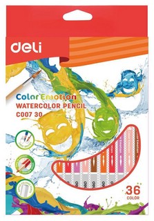 Карандаши 36 цветов акварельные 'Color Emotion' липа (артикул EC00730)