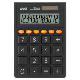 Калькулятор карманный Deli EM130D-GREY темно-серый