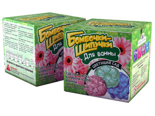 Набор Юный Химик Висма 'Бомбочки-шипучки: Цветущий сад'