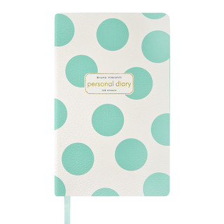 Ежедневник А5 'Mint Polka Dots' 128 листов, недатированный 2