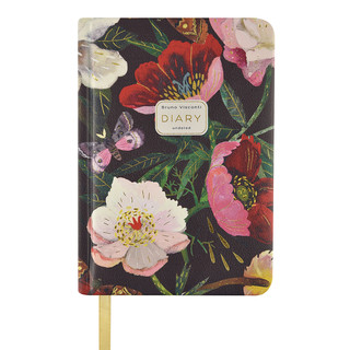 Ежедневник А6 'Пионы' 120 листов, недатированный 2