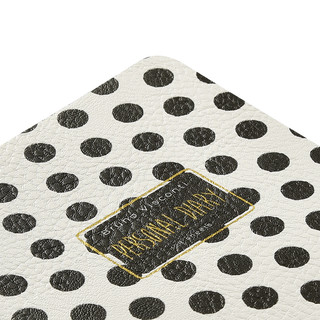 Ежедневник А6 'Black&White. Горошек' 128 листов, недатированный 3