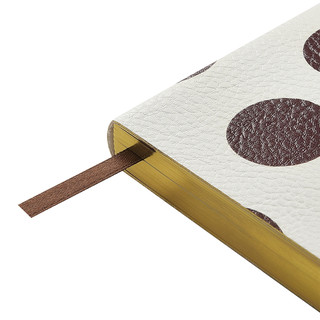 Ежедневник А6 'Brown Polka Dot' 128 листов, недатированный 4