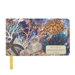 Ежедневник А6 'Фантазия. Кораллы' 80 листов, недатированный 2