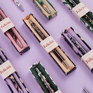 Ручка шариковая автоматическая 'Felicita. Ночные цветы', синяя, 0,7 мм 6