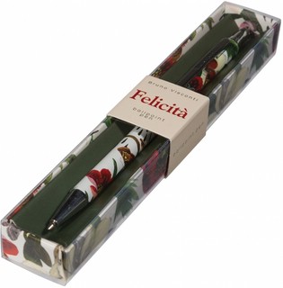 Ручка шариковая автоматическая 'Felicita. Пионы', синяя, 0,7 мм 1