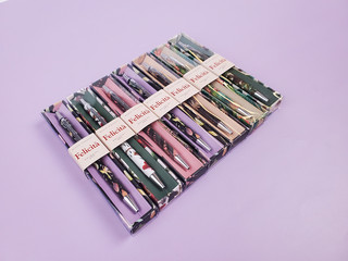 Ручка шариковая автоматическая 'Felicita. Пионы', синяя, 0,7 мм 8