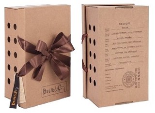 Басик в рыжем бархатном банте 19 см 4