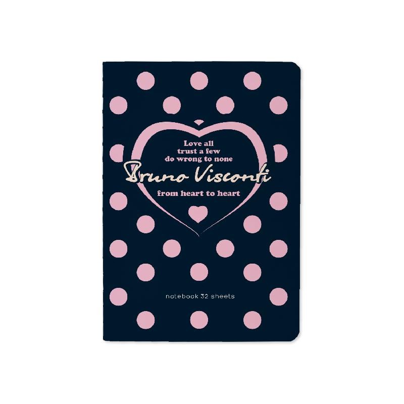 Тетрадь А6 'From Heart to Heart', 32 листов, клетка