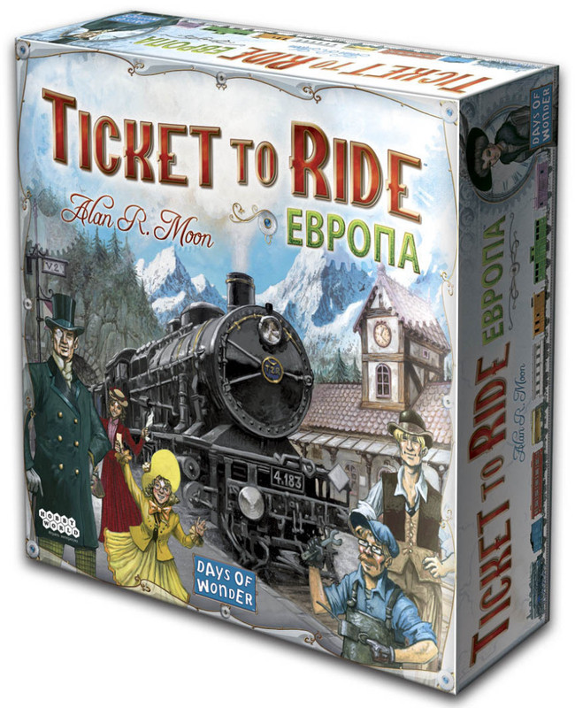 Настольная игра 'Ticket to Ride: Европа'