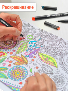 Ручка капиллярная TWOHANDS 20420, 24 цвета 6