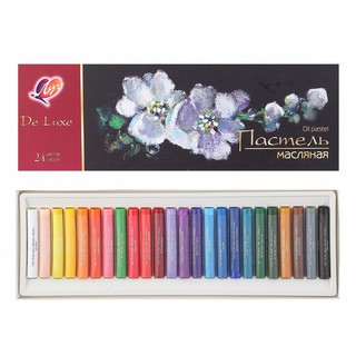 Пастель масляная 'De Luxe', 24 цвета
