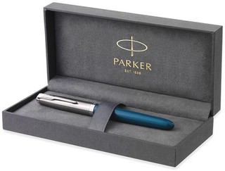 Ручка перьевая Parker 51 Core, Teal Blue CT, перо F 10