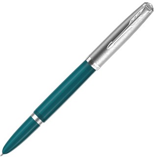 Ручка перьевая Parker 51 Core, Teal Blue CT, перо F 1