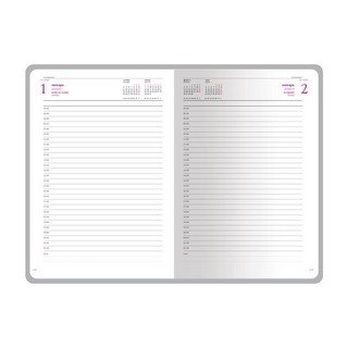 Ежедневник датированный 2024, А5+, Sidney Nebraska, 336 страниц, черный 2