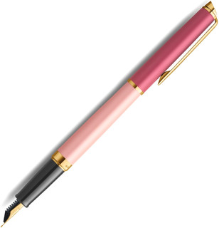 Ручка перьевая Waterman Hemisphere Colour Blocking, Pink GT (Перо F) 5