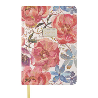 Ежедневник недатированный А5 'Цветочная феерия' 256 страниц 2