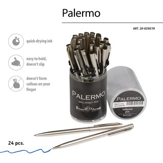 Ручка шариковая автоматическая 'Palermo' 0.7мм, корпус шампань 2