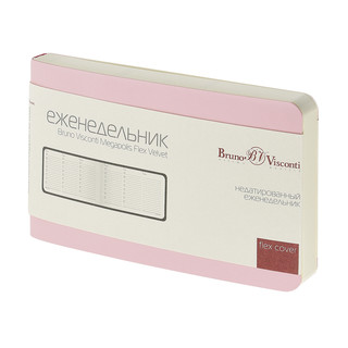 Ежедневник недатированный А6 'Megapolis Velvet Flex' 80 листо...