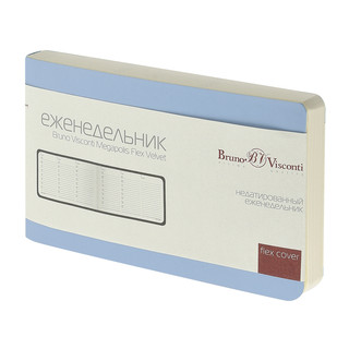 Ежедневник недатированный А6 'Megapolis Velvet Flex' 80 листо...