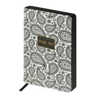 Ежедневник недатированный А5 'Black&White. Восточный мотив' 2...