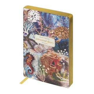 Ежедневник недатированный А5 'Фантазия. Кораллы' 256 страниц